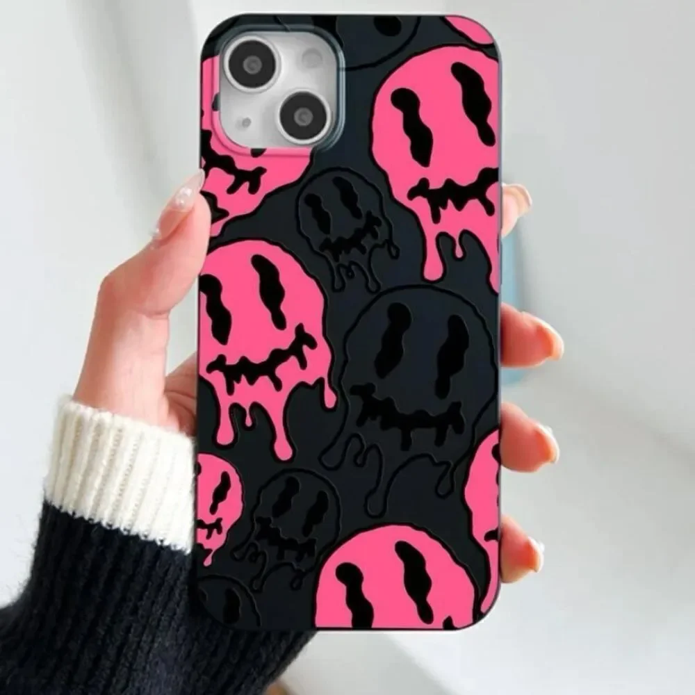 iPhone 13 Pro drip smiley phone case